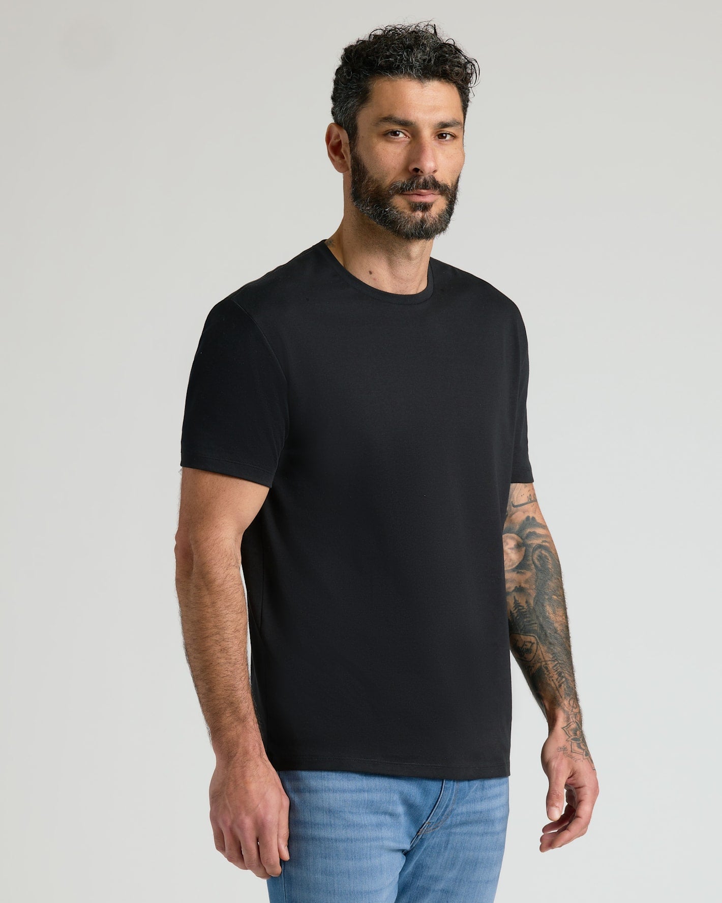 Pima Cotton Blend Crew 2-Pack