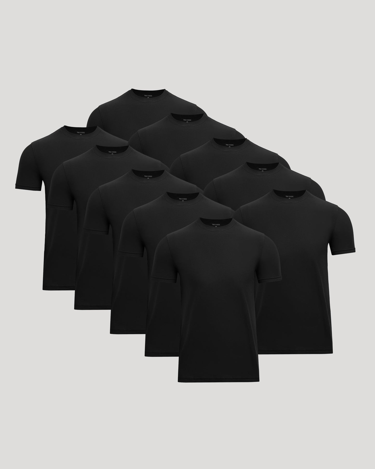 All Black Active Crew 10-Pack