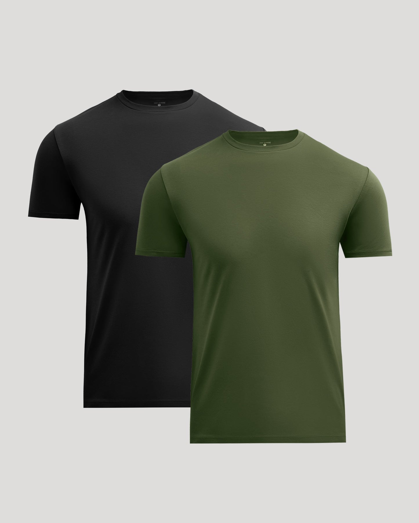 Pima Cotton Blend Crew 2-Pack