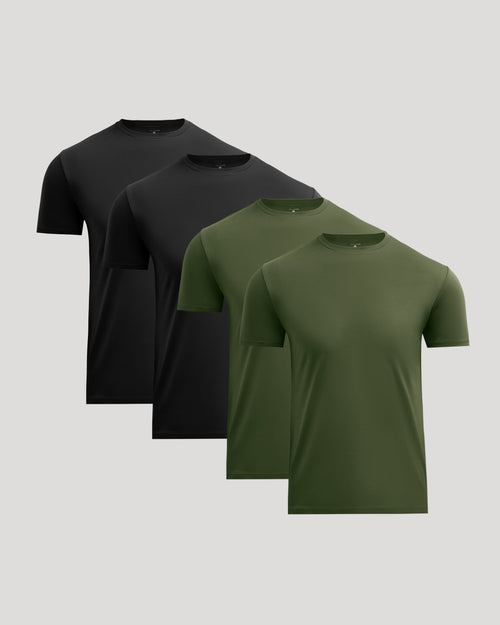 Pima Cotton Blend Crew 4-Pack