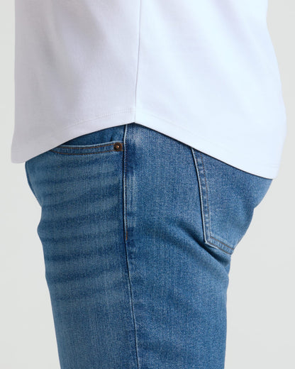 Pima Cotton Blend Curved Hem Crew 7-Pack