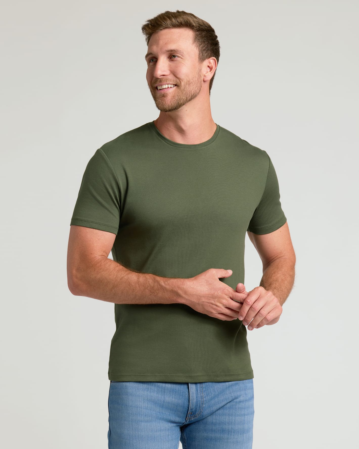 Pima Cotton Blend Crew 4-Pack