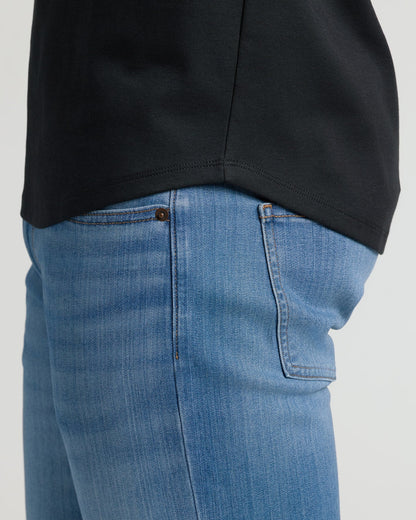 Tall Pima Cotton Blend Curved Hem Crew 2-Pack