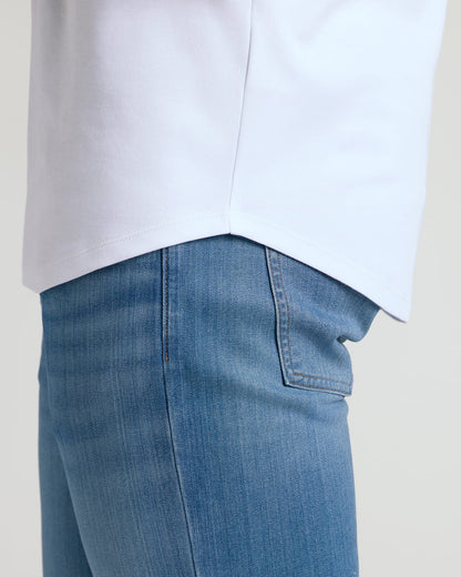 Tall Pima Cotton Blend Curved Hem Crew 4-Pack