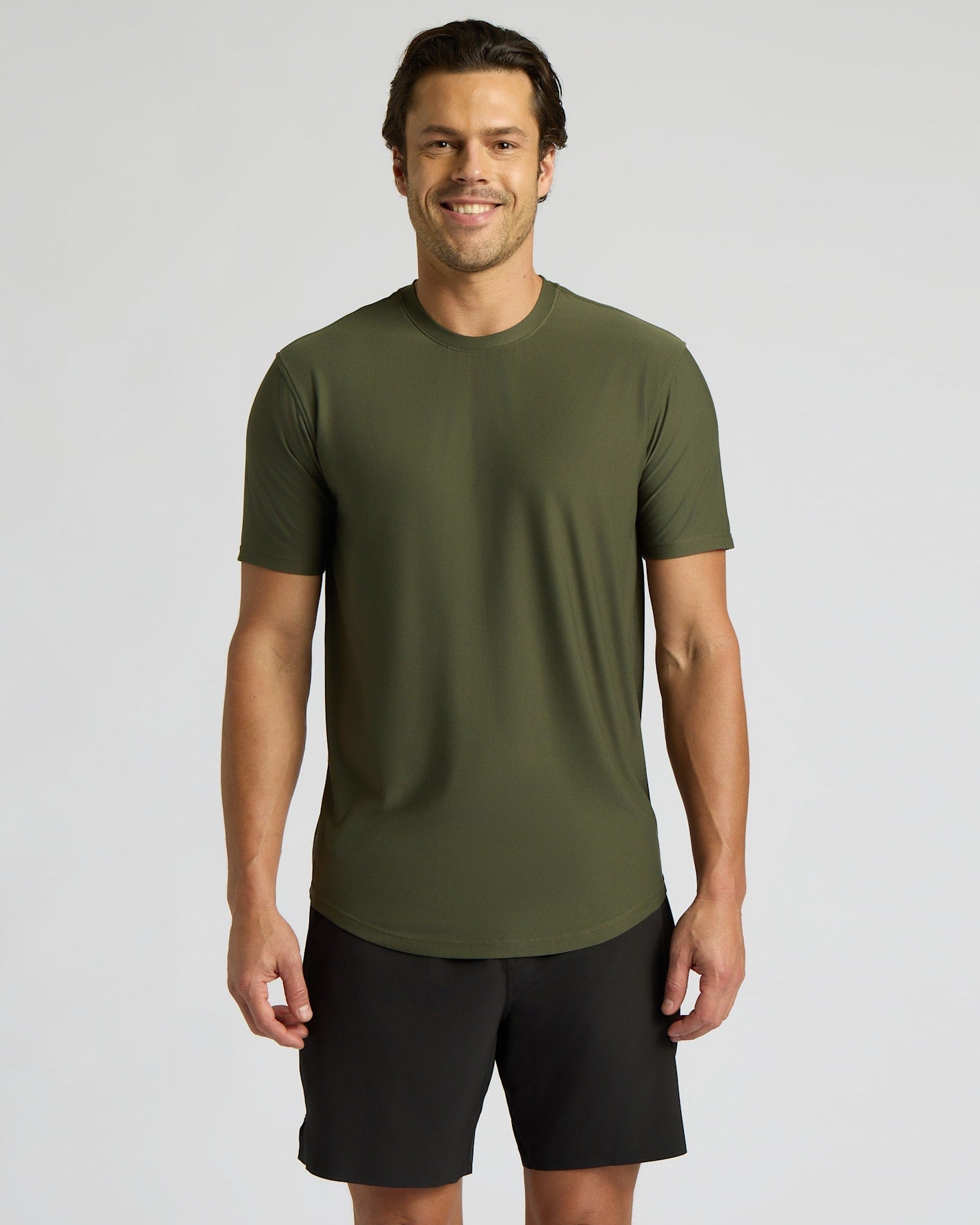 Grove Active Curved Hem Crew