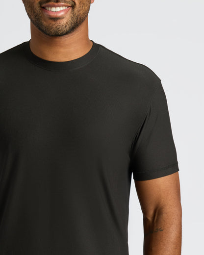 All Black Active Crew 10-Pack