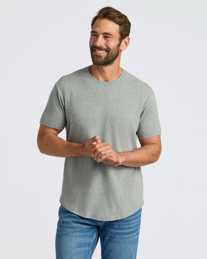 Curved Hem Classic Crew Neck 10-Pack