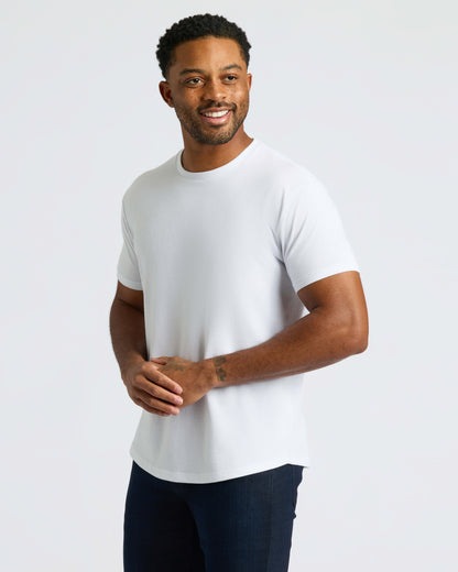 Curved Hem Classic Crew Neck 10-Pack